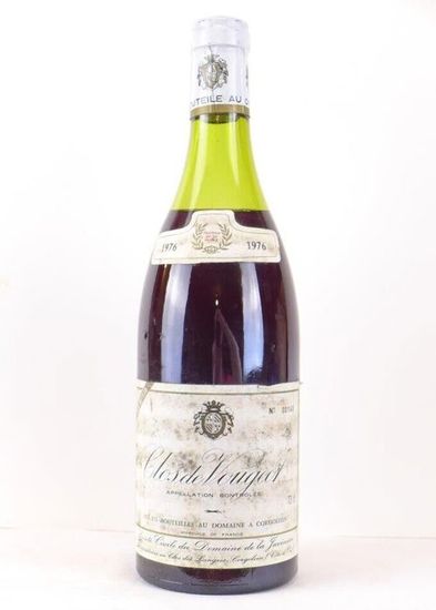 Vin rouge - clos de vougeot domaine de la juvinière rouge 1976