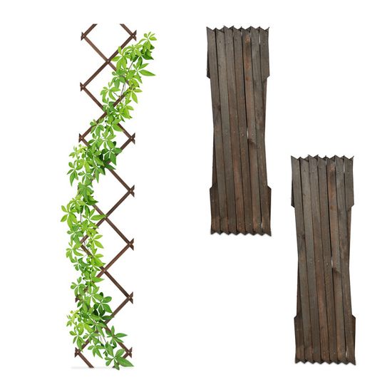 Recinzione Giardino Tuteur à Tomates Extensible Relaxdays - Lot De 3 - 180 Cm, Vert - Pour Plantes Grimpantes Lot De 3 Tuteurs Verts