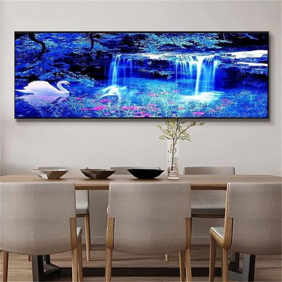 DAERLE Montagne Peinture Diamant Adulte, 5D Diamond Painting Complet