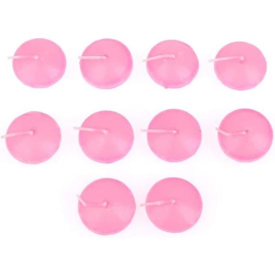 Lot de 12 bougies flottantes activées par l'eau, LED sans flamme, 5,8