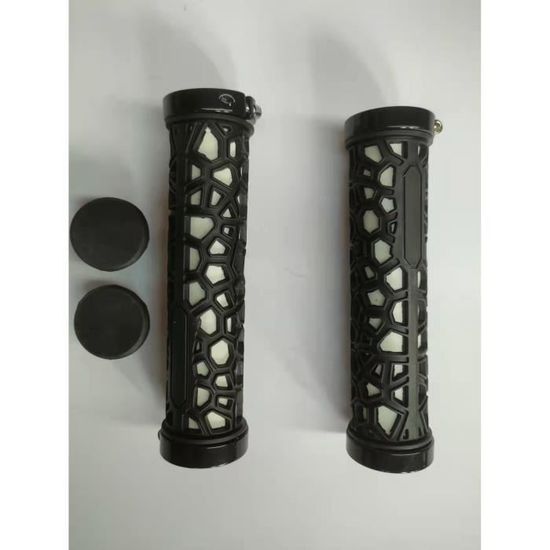 Poignées VTT Breezer Lock-On – 2 Paires (4 Poignées), Noires, Occasion (BG3)