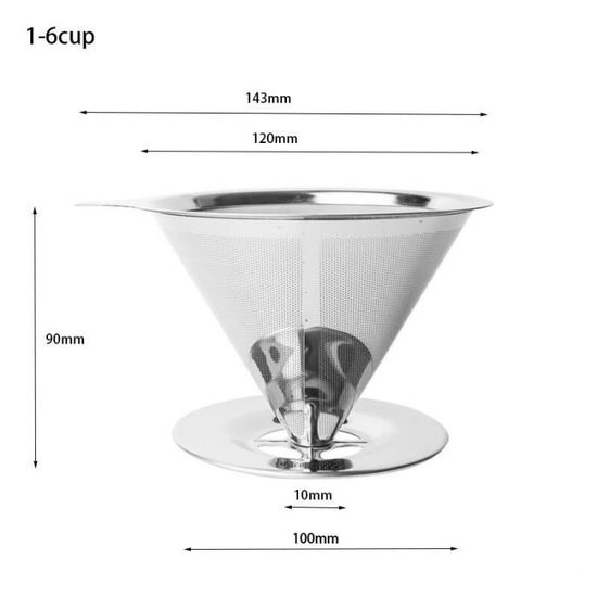5 Filtres Café French Press Acier Inox 304 - Maille 80 Ultra-Fine - Compatibles 350/800/1000 Ml