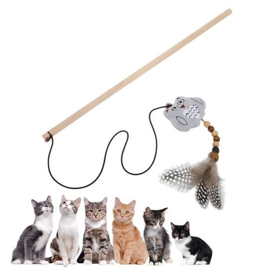 Bâton De Chat Drôle - SURENHAP - Modèle Interactif - Ventouse Puissante