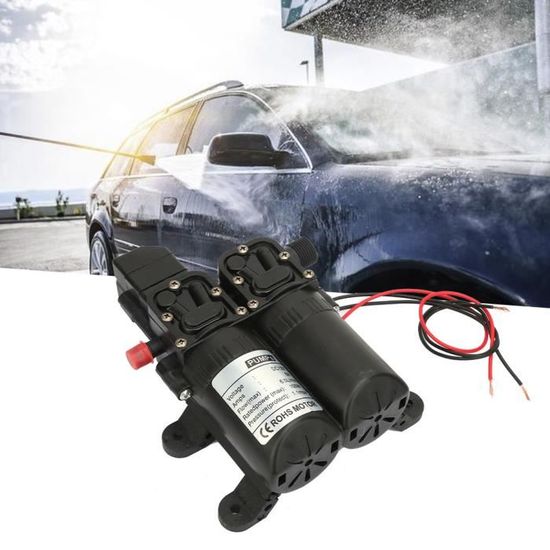 Pompe à Eau 24V 100W Auto-Amorçante Avec Pressostat - Débit 8L/min - Haute Pression Pour Camping-Car, Bateau, Jardin
