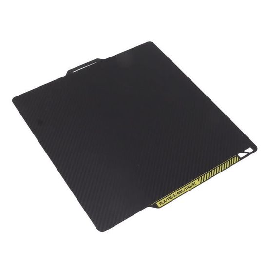 Plaque De Construction En Verre Pour Imprimante 3D Ender 5 Plus - 377x370x4 Mm - Revêtement Micro-poreux, Adhésion Forte - 9