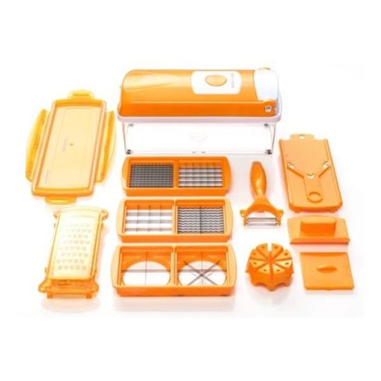 Genius Coupe-oignon Nicer Dicer Spicy 4 pièces, Orange