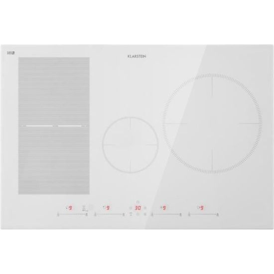 Plaque induction 3 feux encastrable - Klarstein - Delicatessa 80 - 7000 W -  vitrocéramique - noir - Cdiscount Electroménager