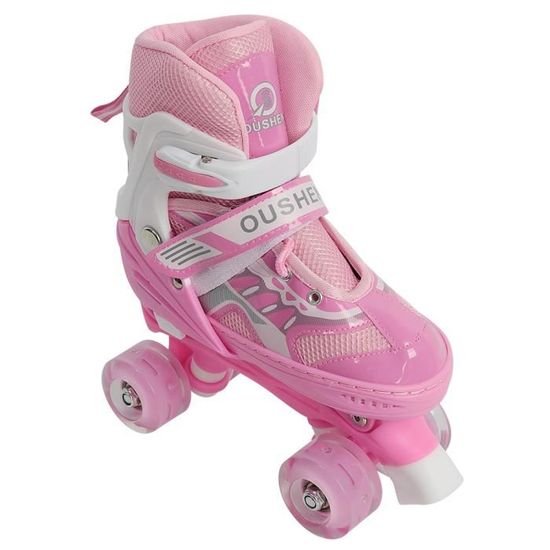 Patins à Roulettes Roller Derby Star 550 Femme - Taille 7, Blanc/violet, Modèle U720W - Occasion Bon état