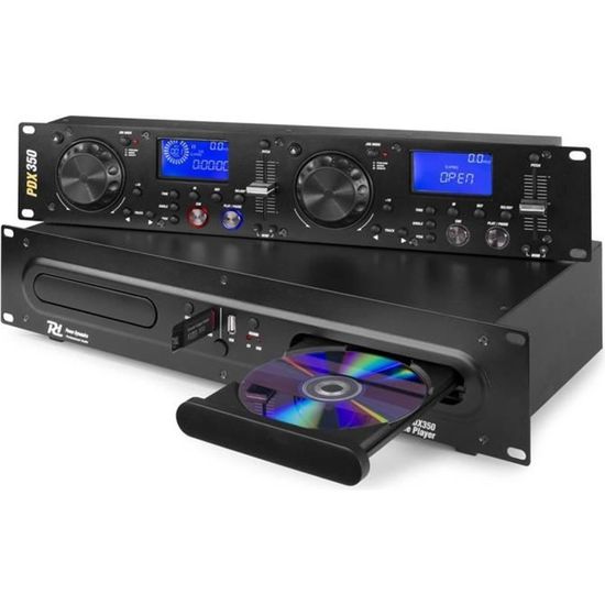 Lecteur Rackable HPA SY-M1043 - Lecture CD, USB, SD, Tuner FM - Pour DJ Ou Home Studio - Occasion Fonctionnel