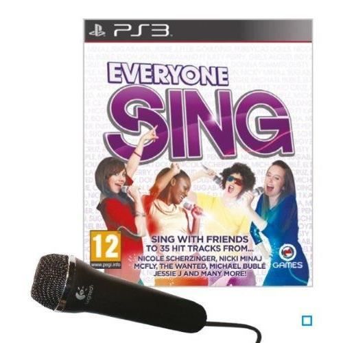 Koch Media Everyone Sing + Micro / Jeu Console PS3