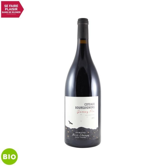 Côteaux Bourguignons Gamay Fin MAGNUM Rouge 2019 - Bio - 150cl - Domaine Boris Champy - Vin AOC Rouge de Bourgogne