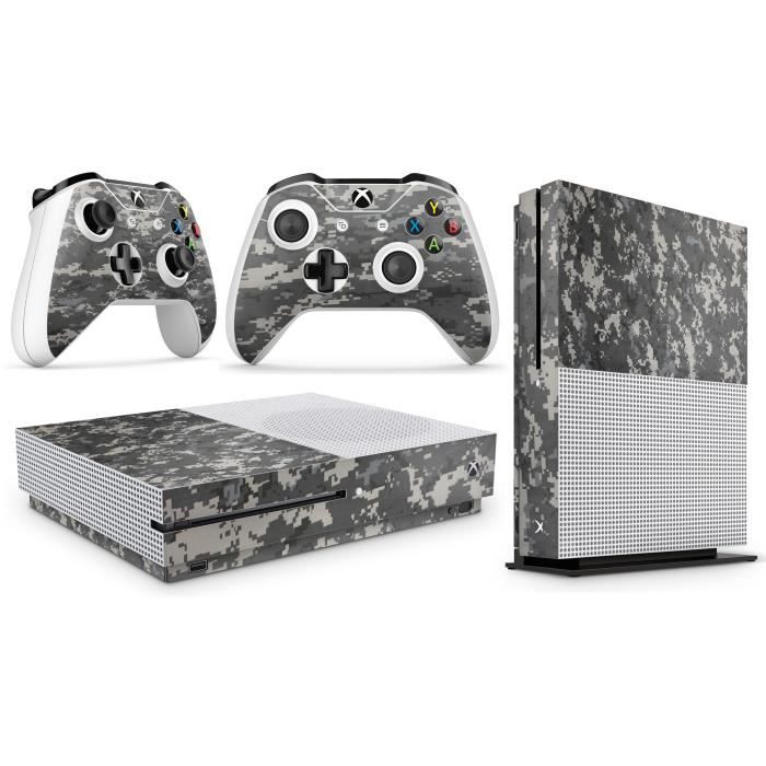 GNG Xbox One S DIGITAL CAMO Console Skin Decal Sticker + 2 Controller Skins