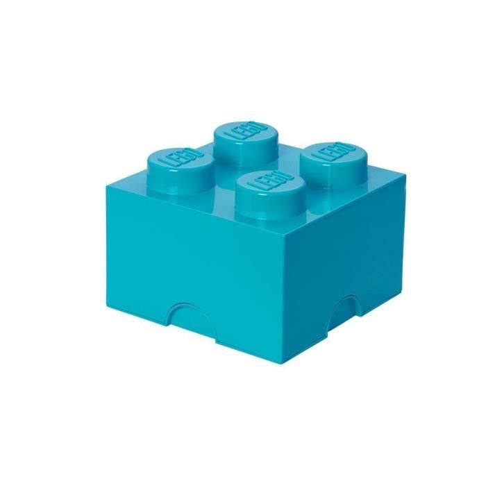 LEGO Brique de rangement - 40031743 - Empilable - Bleu azur 322