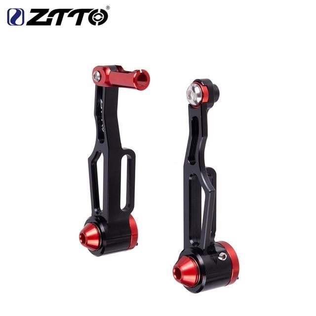 Pièce Détachée,ZTTO 1 paire freins de vélo en aluminium V leviers de frein pinces de frein poignée vélo de - Type Black V-Brake SL