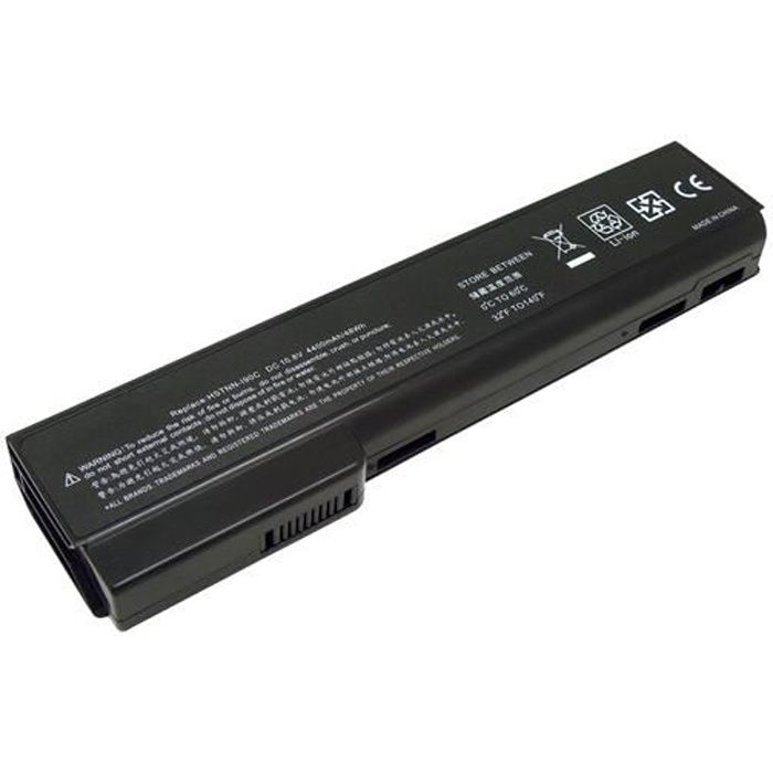 Batterie pour HP EliteBook 8460p 8470p 8560p 8570p, ProBook 6560b 6570b 6460b 6470b 6360b, fits P-N QK642AA CC06 628666-001