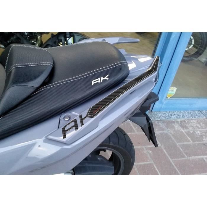 2 Adhésifs Résine Gel Protection Poignées Compatible Pour Scooter Kymco Ak 550