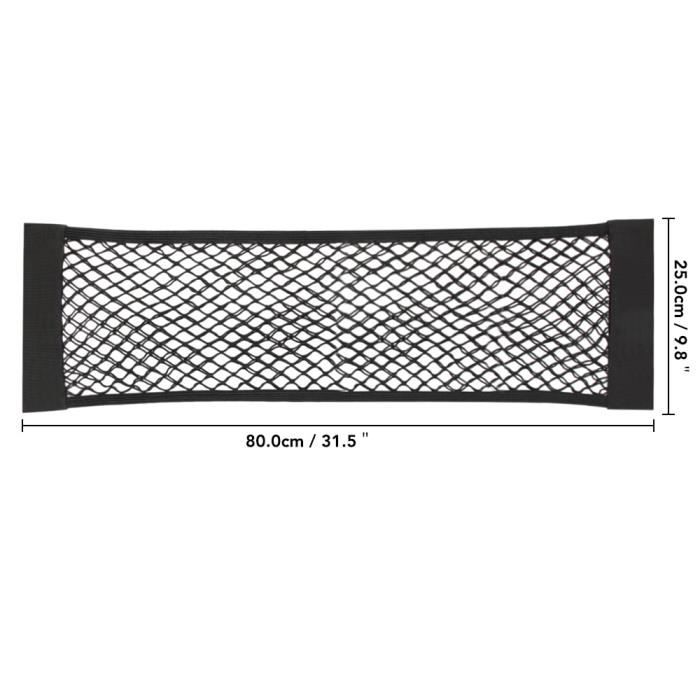 Rangement,Filet de rangement pour voiture, accessoires pour VW Polo Golf 4 7 Passat citroën C4 C5 C3 Honda Civic - Type 80x25cm1pc