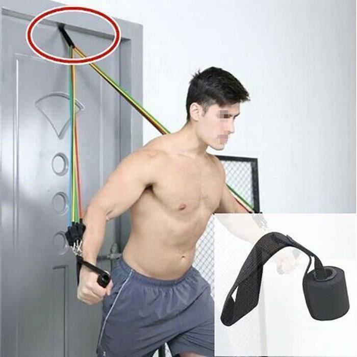 1pc 50cm Couleur De taille ELASTIQUES bandes résistance, équipement de musculation, de porte ancrage, corde d