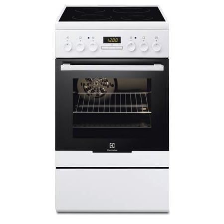 Cuisinière électrique vitrocéramique EKC549530W Electrolux
