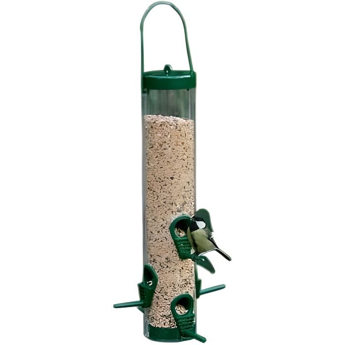 Mangeoire pour oiseau distributeur graine silo jardin GUIZMAX