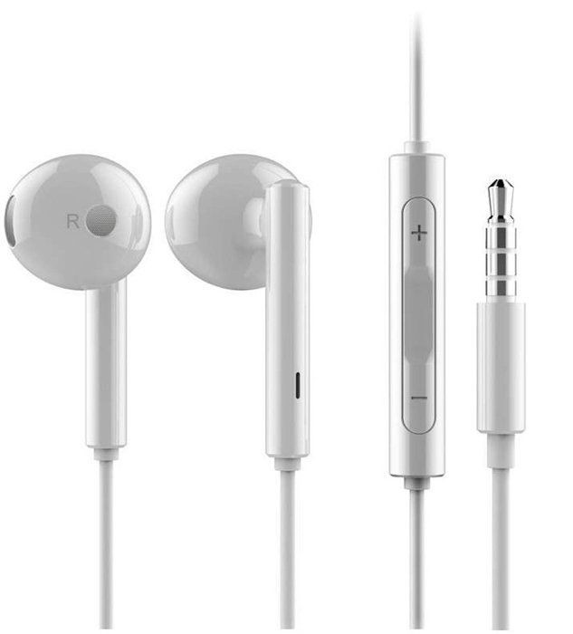 Huawei AM115 Écouteurs Kit mains libres pour Huawei P8/P8 lite/P9 /P9 Plus/P9 lite/P10/P10 Lite/P10 Plus/Mate 9 - Blanc