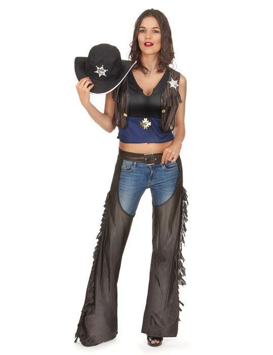 Déguisement cow girl femme jambières