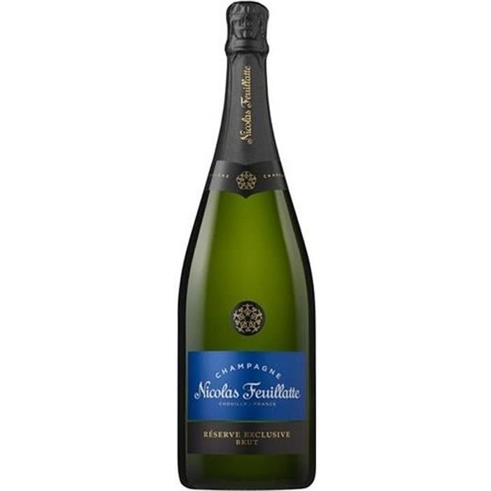 3x Nicolas Feuillatte Brut Réserve Exclusive Brut Magnum - Champagne