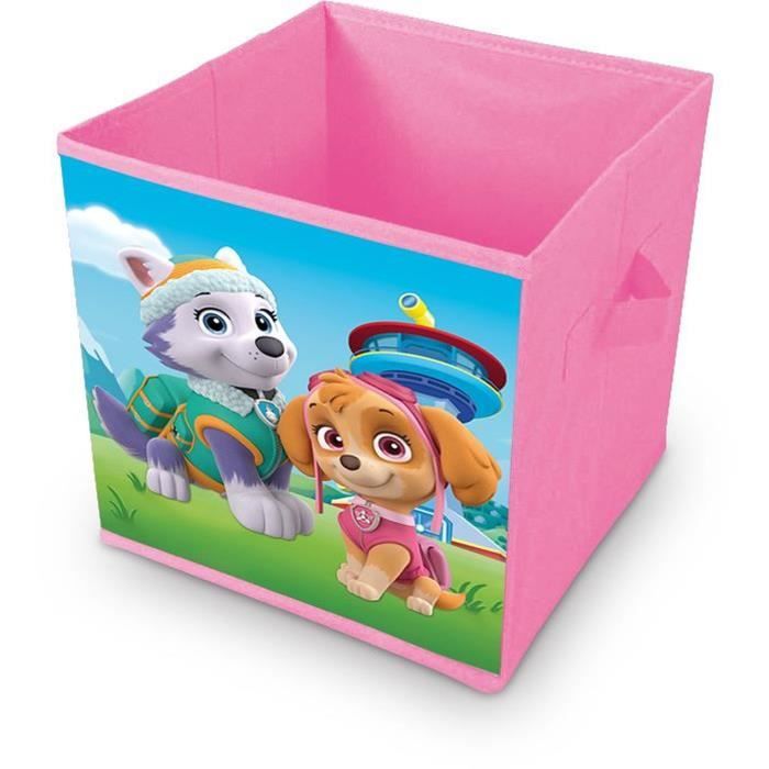 PAT'PATROUILLE Tiroir de Rangement Pliable - Rose