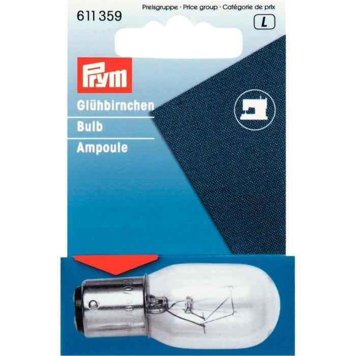 PRYM Ampoule à Baionnette pour Machine à Coudre