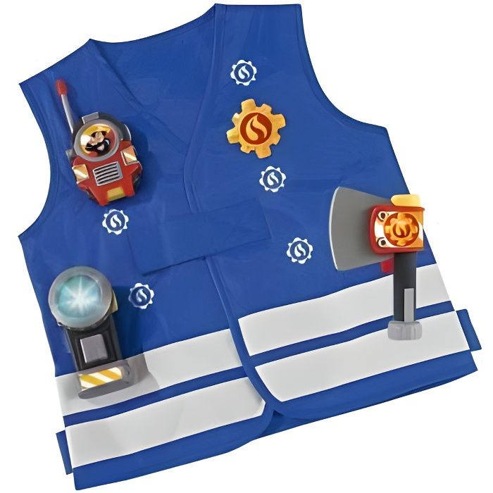 SAM le pompier - Kit de pompier d?guisement accessoires 3 ans+