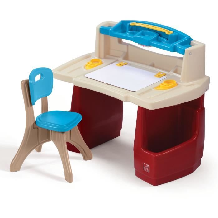 Step2 Deluxe Art Master Bureau & Chaise d'enfant | Table de créativité en plastique avec espace de rangement