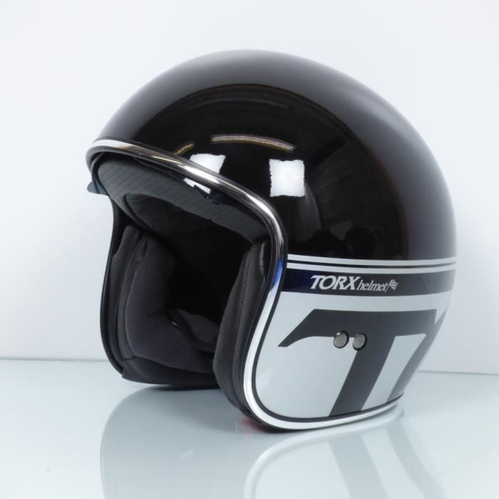Casque adulte jet Torx Harry Flag Italy Taille L écran solaire pour moto scooter