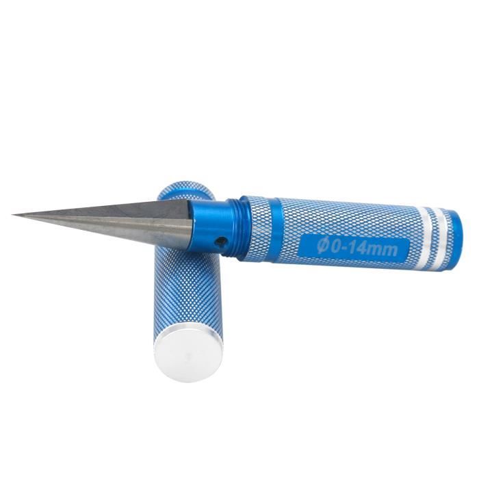 TRIXES Couteau d'Alésage Bleu 0-14 mm Outil pour Agrandir les Trous Percés