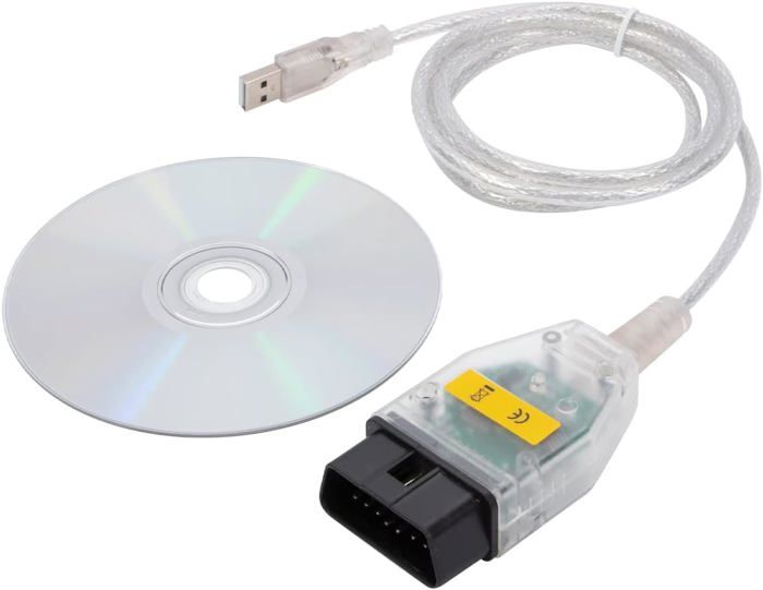 Obd Port R56 K+DCAN USB OBD2 Câble Interface pour R56 E70 E83 E87 E90 E91 E92 E93 ...