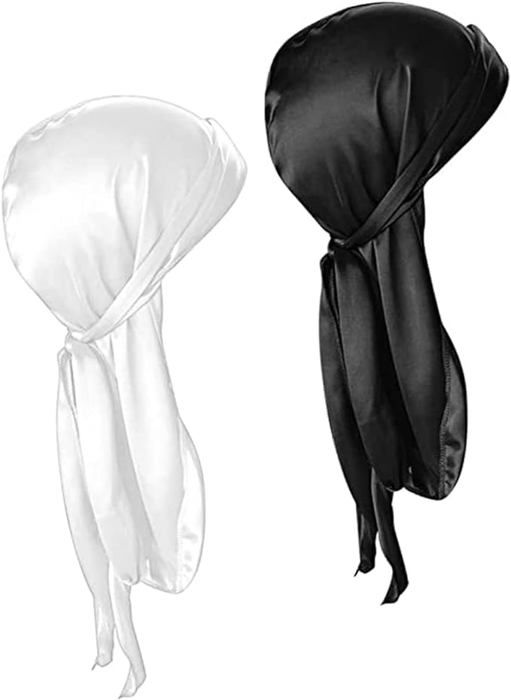 durag femme satin noir main image 0