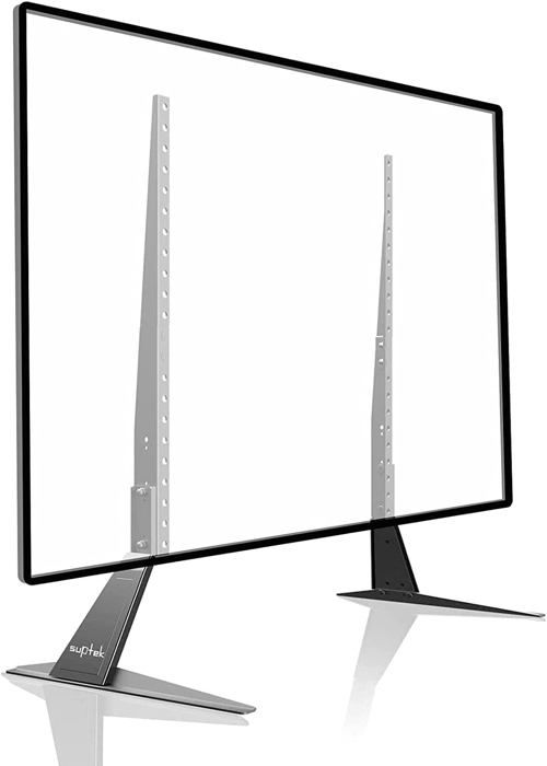 Rehausseur Tv MEETTIKEY Pieds De Piédestal De Base TV, Support De Table TV Universel Pied Tv Universel