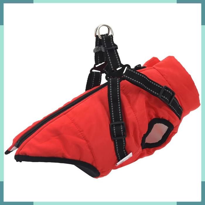 Meilleurs prix pour ASHATA Manteau pour chiens avec harnais imperméable réfléchissant L36 -FHE4019950
