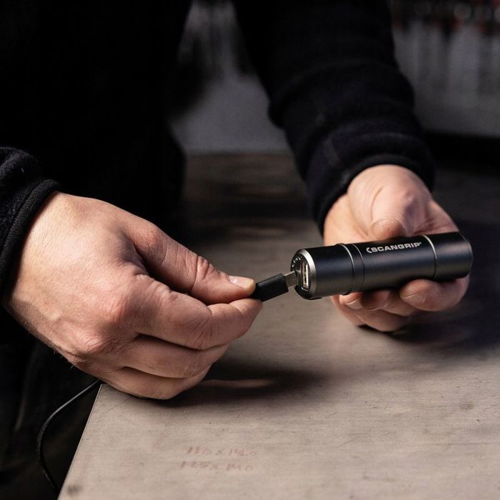 Powerbank - SCANGRIP - 4000 mAh - USB-C - Noir - Câble inclus
