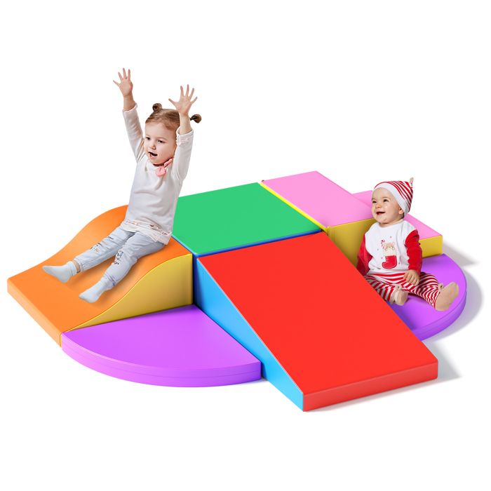 Blocs de construction en mousse pour enfants : kit d'escalade souple ...