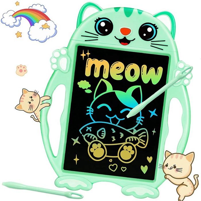 Tablette Dessin Enfant,Cadeau Jouet Fille Garcon 3 4 5 6 Ans Lcd Colorée Ardoise Effacable Jeux