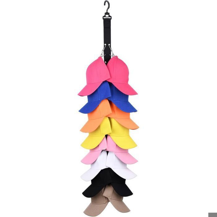 Organisateur de casquettes à suspendre pour placard 16 porte-casquettes de baseball organisateur de rangement pour chapeaux avec