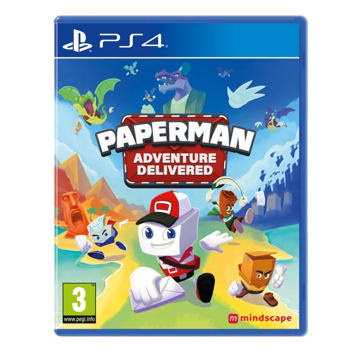 Jeu vidéo daventure Mindscape Paperman: Adventure Delivered PlayStation 4 Multijoueur local Écran partagé