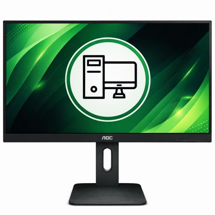 AOC 24P1 238 LED TFT IPS HDMI DISPLAY PORT VGA DVI - Aoc