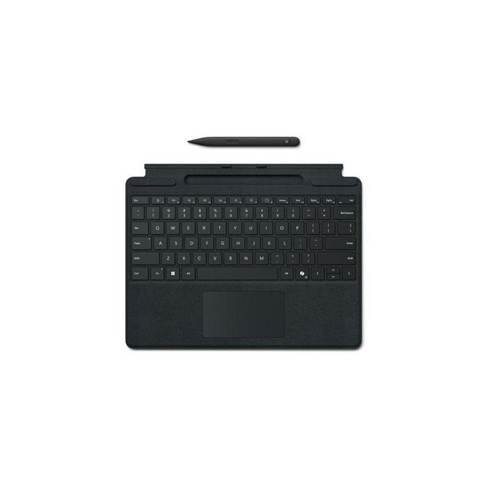 Microsoft Clavier Signature pour Surface Pro Clavier avec trackpad accéléromètre plateau de rangement et de chargement du Surface Slim Pen 2 QWERTY Anglais avec Slim Pen 2 ... - vue 3