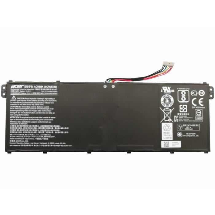 Pile CMOS BIOS Pour Acer Aspire E5-772-36D9 - Batterie De Carte Mère Neuve