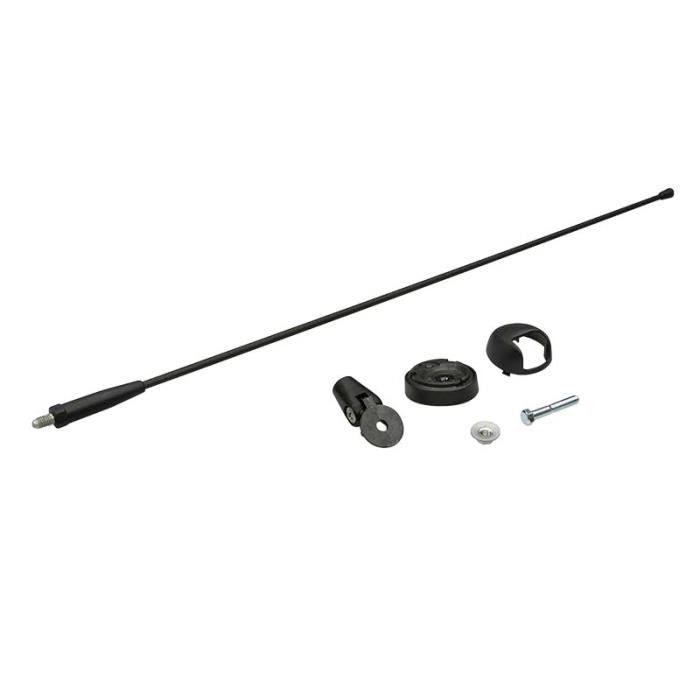 BRIN ANTENNE DE TOIT NOIR 40CM FIAT 500