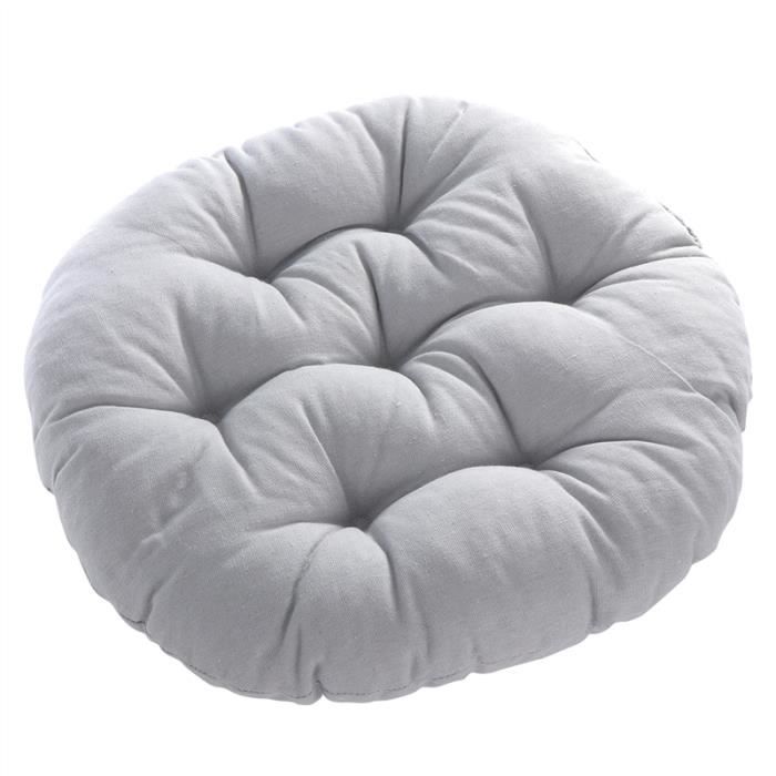 Coussin De Sol Rond Coussin De Bureau A Domicile Gris Achat Vente Coussin Matelas De Sol Cdiscount
