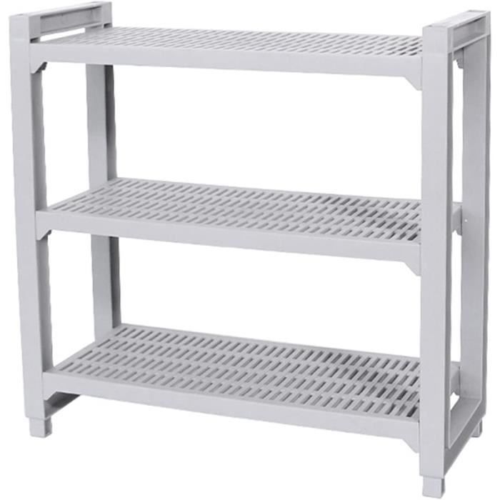 Étagères Coulissantes Anthracite Pour Cuisine, Extensibles 600 Mm, Gris Foncé
