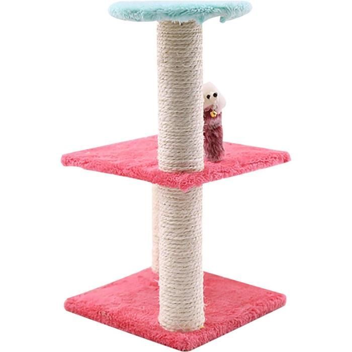 Yaheetech Arbre à Chat Cactus en Peluche Tour pour Chat Multiniveau