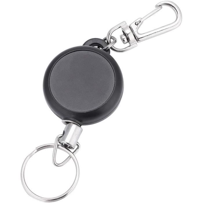 Lot De 20 Porte-Clés En Câble Acier Inoxydable Uniclife - Connectables Et Résistants (13 Cm)